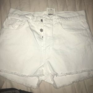 Brandy Melville/John Galt white shorts